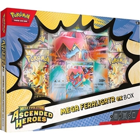 Ascended Heroes - Mega Feraligatr ex Collection Box - Pokemon kort
